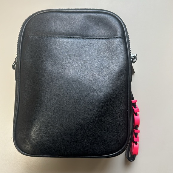 Michael Kors Black & Pink Leather Crossbody Bag With Normal Signs Of Wear - Picture 5 of 16